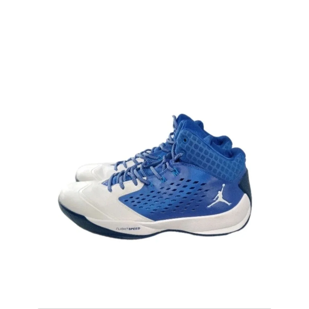 Nike Jordan Rising High Shoes Men's Size 11.5 Sneakers Game Royal Blue White